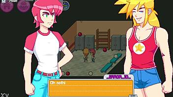 Redhead Teens Threesome Doggystyle Cumshot with Buddy First Time