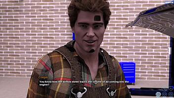 blonde milf drops the bad news on you