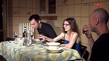 stepmom's orgy lesson 4 with bent over cowgirl and cum swapping fun