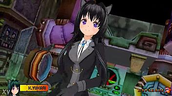 Watch me strip in stockings bossfight game