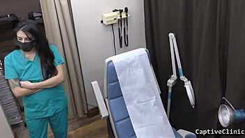 troubled tongue! nova maverick gags deep on cock backstage as pregnant nurse