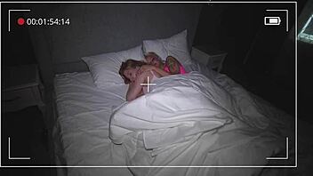 he wakes two cute college hotties for deepthroat doggystyle threesome shag