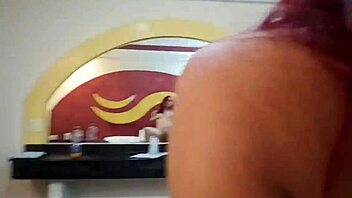 redhead latina babe rides cock with big natural tits bouncing