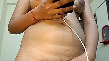indian girlfriend flashes hot tits and dripping wet pussy for you
