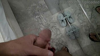 Caught horny young guy on my panties