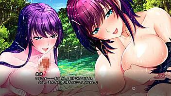 i crave titty fucking this juicy threesome with shizuku and mio