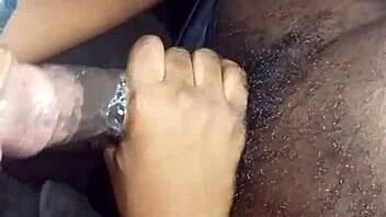 beautiful black teen pumps sucks my cock hard 😍💦