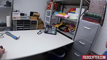 bratty suspect alina west caught stealing on cam