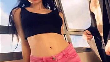 Sasha rose strips sexy next door neighbor tease