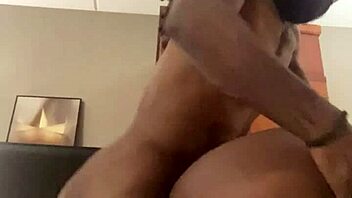 pounding that thick ebony ass deep into the bed