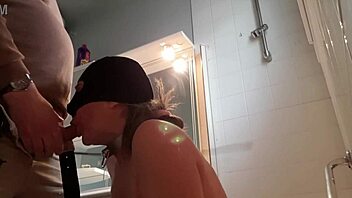 French slave maid bound and spanked outdoors for master 😈