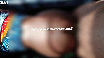 african ebony couple bends over for hardcore doggystyle