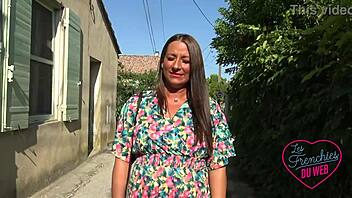 mila coquine shares hubby with another stud outdoors