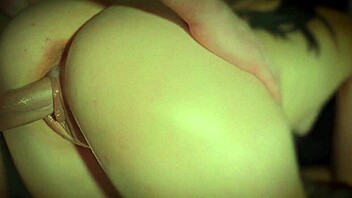 couple's rough doggy anal creampie with squirting orgasms