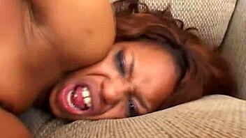 bro fucks skinny ebony teen marie luv hard