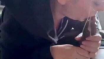 dtla milf swallows juicy interracial cumshot