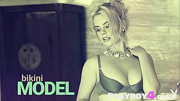 Big Ass Blonde's Lingerie Tease Turns Provocative Strip