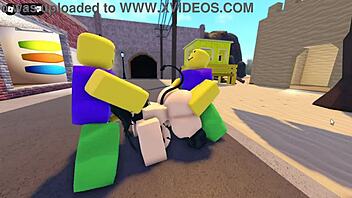 i cant believe emma got gangbanged rough by 3 guys on whorblox street