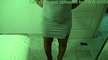 Caught horny young guy on my panties