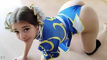 Mia's Juicy Ass Twerking Wild in Cosplay Super Slowed!