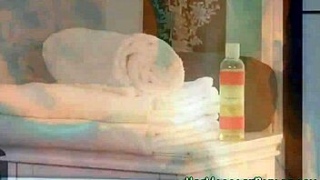 Massaged Hottie Begs for Monster Cock Jizz Explosion