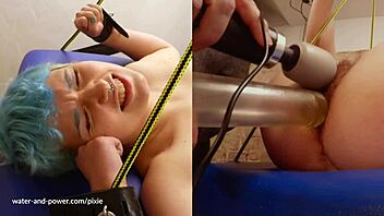 Bubbles the enema bunny gets bound in preview