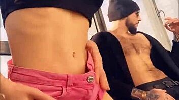 Sasha rose strips sexy next door neighbor tease