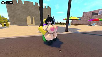 i cant believe emma got gangbanged rough by 3 guys on whorblox street