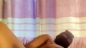 sexy ebony whore dildo fucks huge tits in solo masturbation