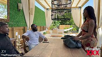 Spoiled princess trades cash for intense bbc threesome adventure