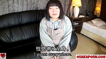 Chubby 84kg Japanese amateur moans through creampie missionary tit bounce