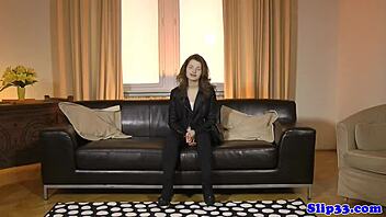 British teen sucks cock then rides old man 🍆😈