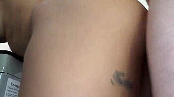 fitness latina milf fucks muscular repairman hard while hubby's away