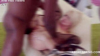 Bree Haze begs for interracial double anal in gangbang frenzy