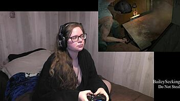 bbw big tits brunette teases in lingerie til dawn