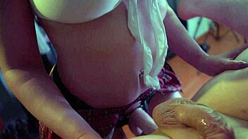 Lecherous milf pegs guy rough cumshot