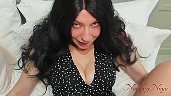 curvy milf fucks bully to protect her guy creampie finish