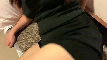 Glasses Japanese schoolgirl creampied by horny stud