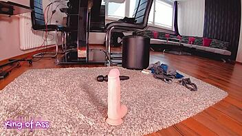 ultimate reverse cowgirl dildo ride 😈🍆💦🔥