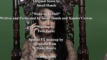 goth emo babe rimmed deep while riding pierced tattooed cock in group punk scene