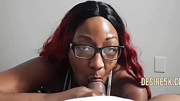 ebony milf pov blowjob big black cock homemade cumshot tape