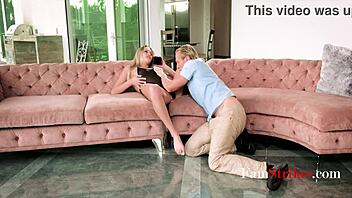 chloe rose seduces clarke kent on last vacation riding cock hard