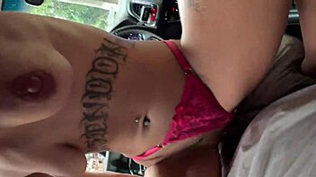 russah bends over takes raw anal creampie from driver ride