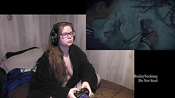 bbw big tits brunette teases in lingerie til dawn