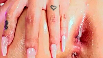 latina skinny slut takes rough 4vs1 anal gangbang creampie