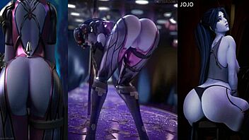 Watch Widowmaker's Big Tits Ass And Monster Cock Compilation Explode!