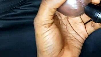 beautiful black teen pumps sucks my cock hard 😍💦