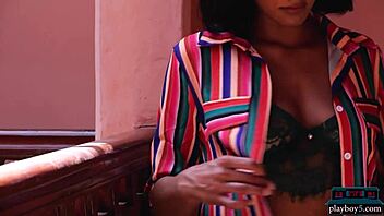 indian milf angel constance strips curves