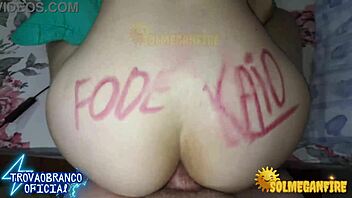 Skinny Redhead Megan Fire's Oiled Ass Takes Dirty Anal Custom Video!