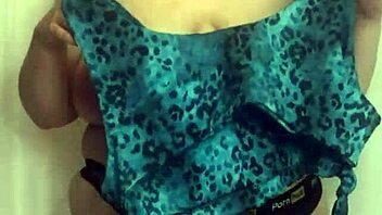 trying on tight bikini bras feels so good